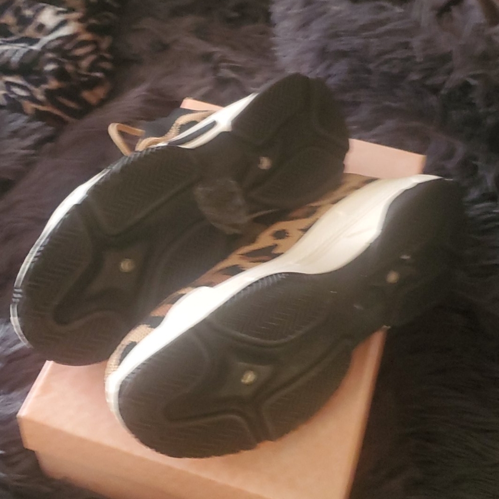 Leopard stretch sneakers - Picture 4 of 5